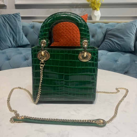 鳄鱼纹戴妃-祖母绿 商品图2