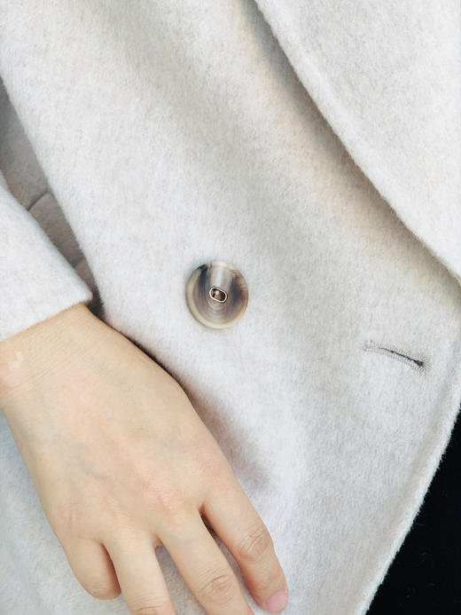 【百图lulu定制】【燕麦大衣】100%羊毛  双面呢 秋冬气质 女神 外套 商品图5