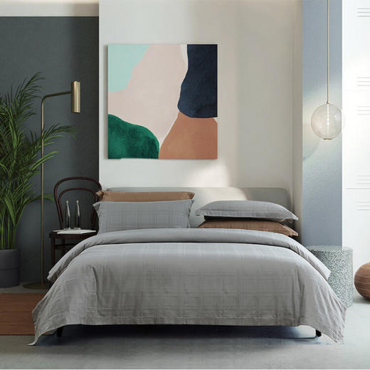 水星家纺 DH素雅风尚-S04（白鲸灰）适用1.5米床 商品图0