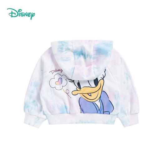 【商场同款】迪士尼春秋新款外套女童扎染甜美连帽外套儿童时尚上衣
 商品图5