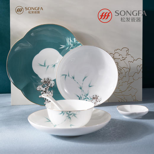 18头玉竹清韵餐具套装 商品图1