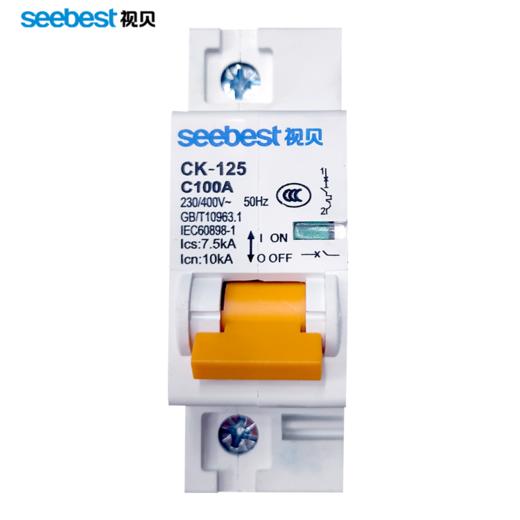 空开/CK-125(升级)/白色/100A/C型(大体积)/1P 商品图1