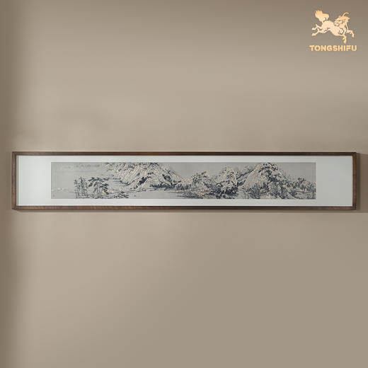 铜师傅 手工錾刻 铜雕画《元代 黄公望 富春山居图》背景画 壁画 商品图1