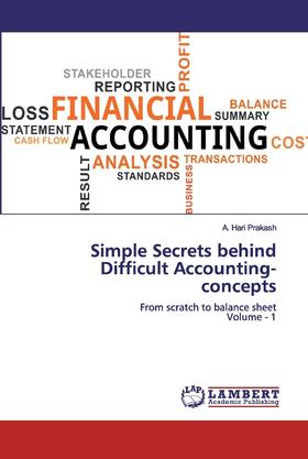 【预售 按需印刷】Simple Secrets behind Difficult Accounting-concepts