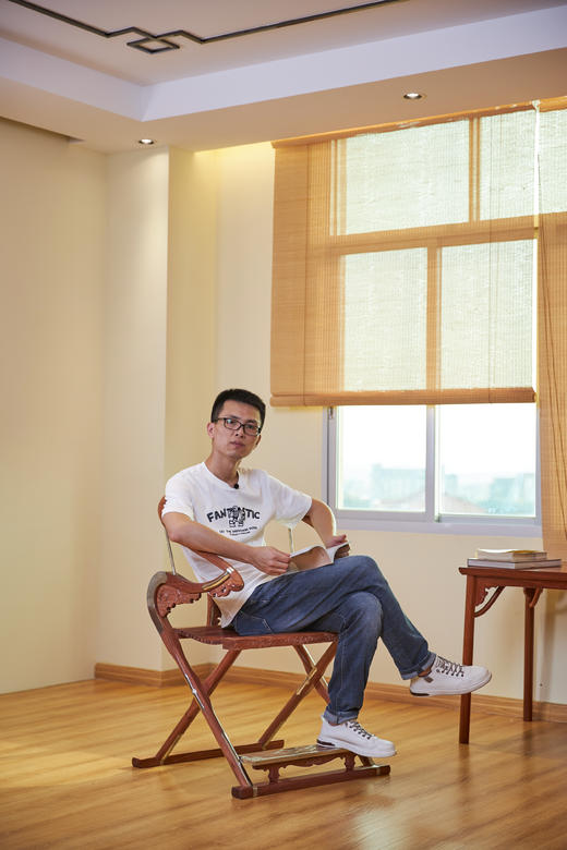 红桥红  家具严选  缅甸花梨(大果紫檀）  【木面 王款 麒麟纹交椅】 商品图2