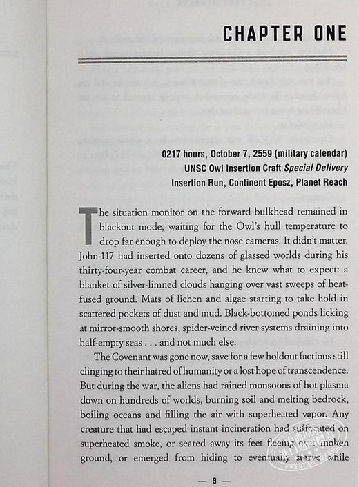 【中商原版】光环小说 致远星 英文原版 Halo Shadow of Reach Troy Denning 科幻小说 商品图5