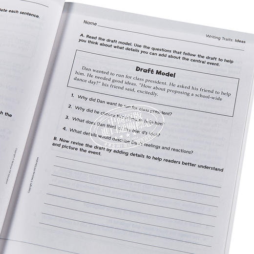 【中商原版】美国麦格劳希尔英语教材Reading Wonders Your Turn Practice Book, Grade 4阅读练习册 四年级 商品图3
