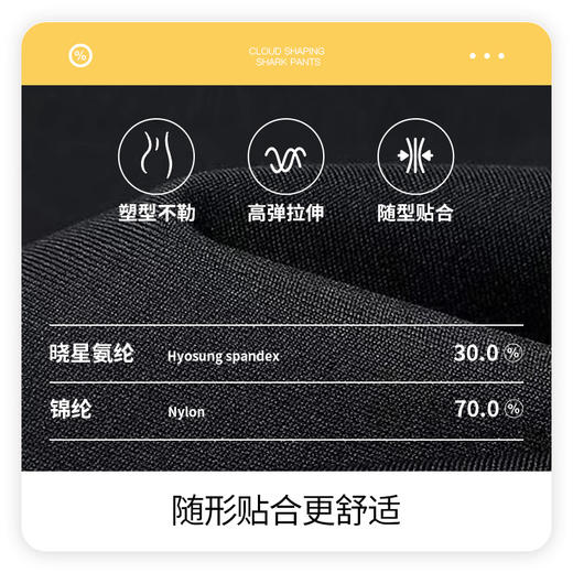 ChrissieMorris 颗里 “云朵” 塑形鲨鱼裤 商品图4