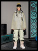 MOODLAB 冬季2223新款撞色拼接单层硬壳滑雪服防风防水户外登山外套 卡其色 商品缩略图3