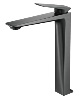 台上盆龙头/GMP02Q/铜/枪灰色/高脚