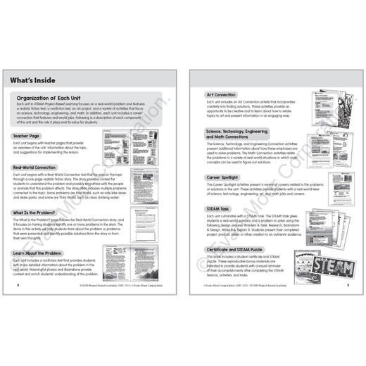 Evan-Moor STEAM Project-Based Learning STEAM项目式学习 商品图3