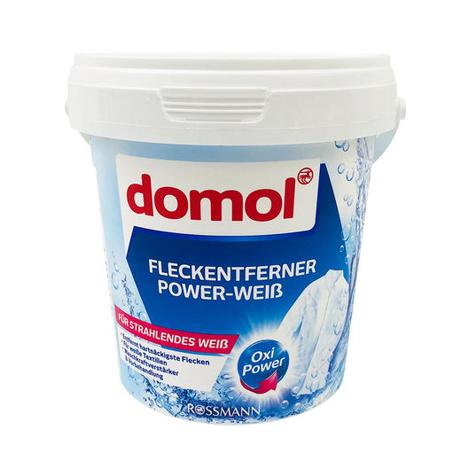 德国进口 ROSSMANN/domol 去渍增白粉/彩漂粉 750g/桶 去污漂白剂去黄洗衣粉 去渍洗衣护色增艳衣领净浓缩洗衣粉 衣领净清洁剂 商品图6