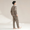 【门店同款】康妮雅睡衣家居服 男式长袖长裤开襟套装 商品缩略图4