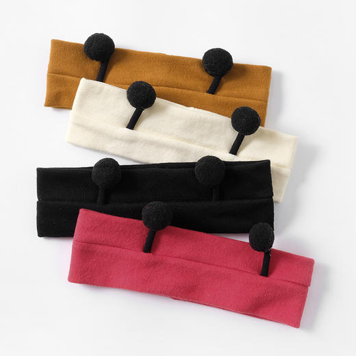 【萌宝心选 从头呵护 妈妈放心】新韩版ins秋冬超萌可爱婴幼儿发带护囟门帽头带男女童新生儿胎帽 商品图2