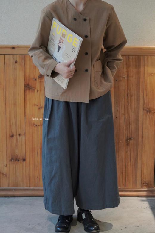 Atelier dantan亚麻阔腿裤 商品图8