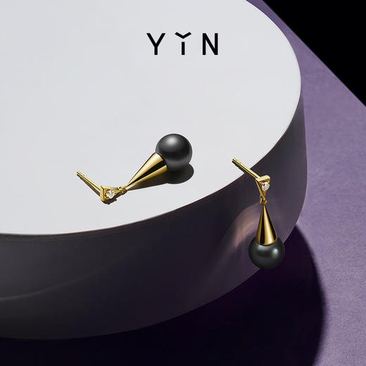 「莹」系列摩登大溪地珍珠耳环 商品图4