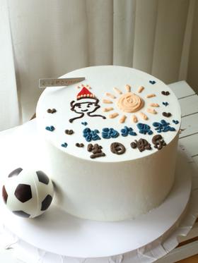 手绘大男孩（足球款）