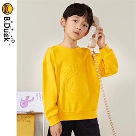 B.Duck小黄鸭童装春秋圆领卫衣105-170 BF3308080