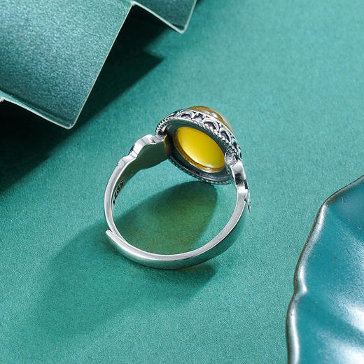 子佩集S925银黄玉髓戒指【BN211】2210 商品图2