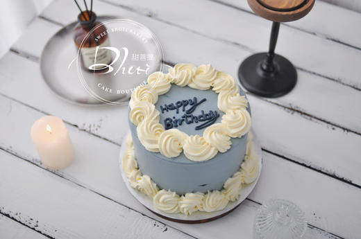 动物性淡奶油系列（首尔系列）英国进口纯动物奶油生日蛋糕0050【加高款】 商品图2