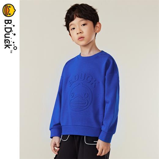 B.Duck小黄鸭童装春秋圆领卫衣105-170 BF3308080 商品图4