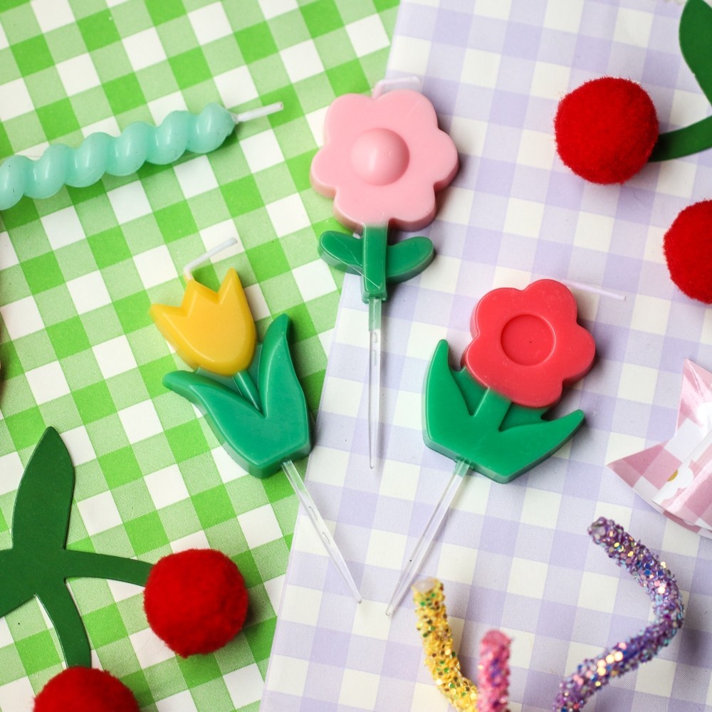 三朵小花蜡烛（单拍不发）