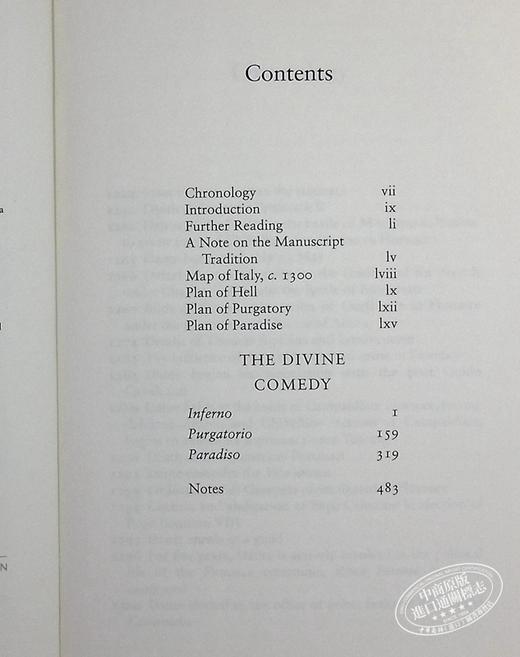 【中商原版】但丁：神曲 The Divine Comedy 英文原版 Dante Alighieri 商品图5
