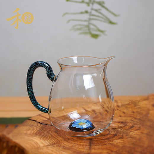 禾器禾器花语·莲韵清悦茶海 高硼硅 玻璃公道杯  满容330ml 商品图3