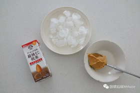 花生扁桃仁奶冰沙