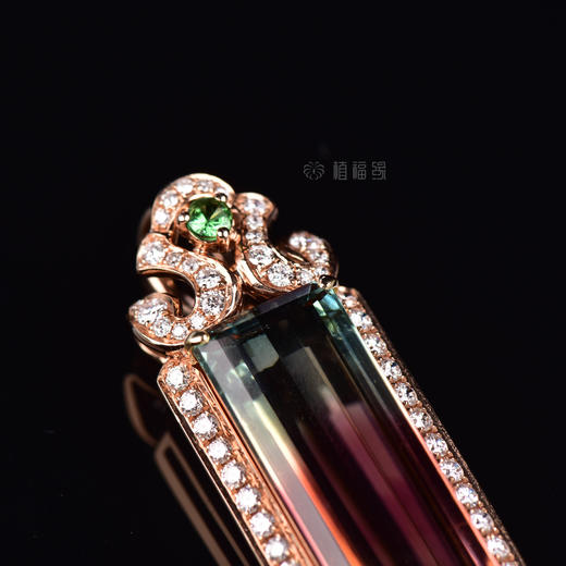 【虹彩】西瓜碧玺挂坠-CB12103051 商品图1