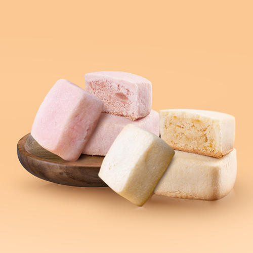 【限时回归】冰菓酥两味6枚装（白桃3枚&黄桃3枚） 商品图0