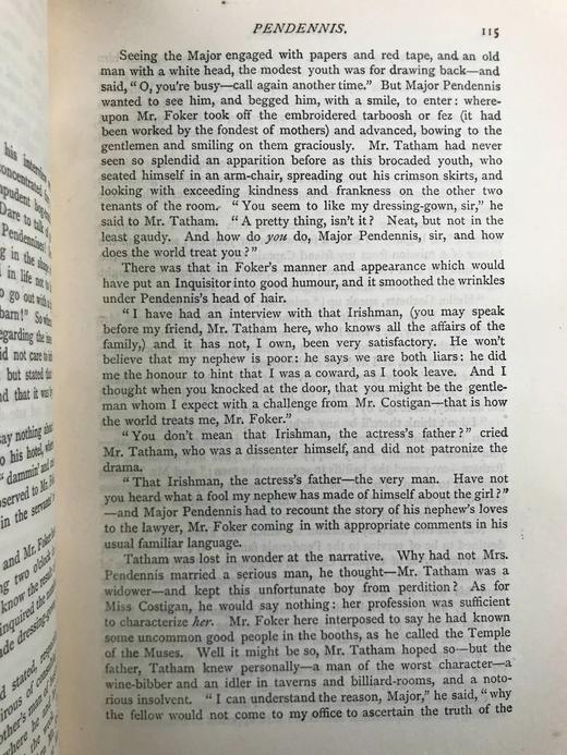 1878年 萨克雷《潘登尼斯》 1幅插图 全真皮精装32开 商品图6