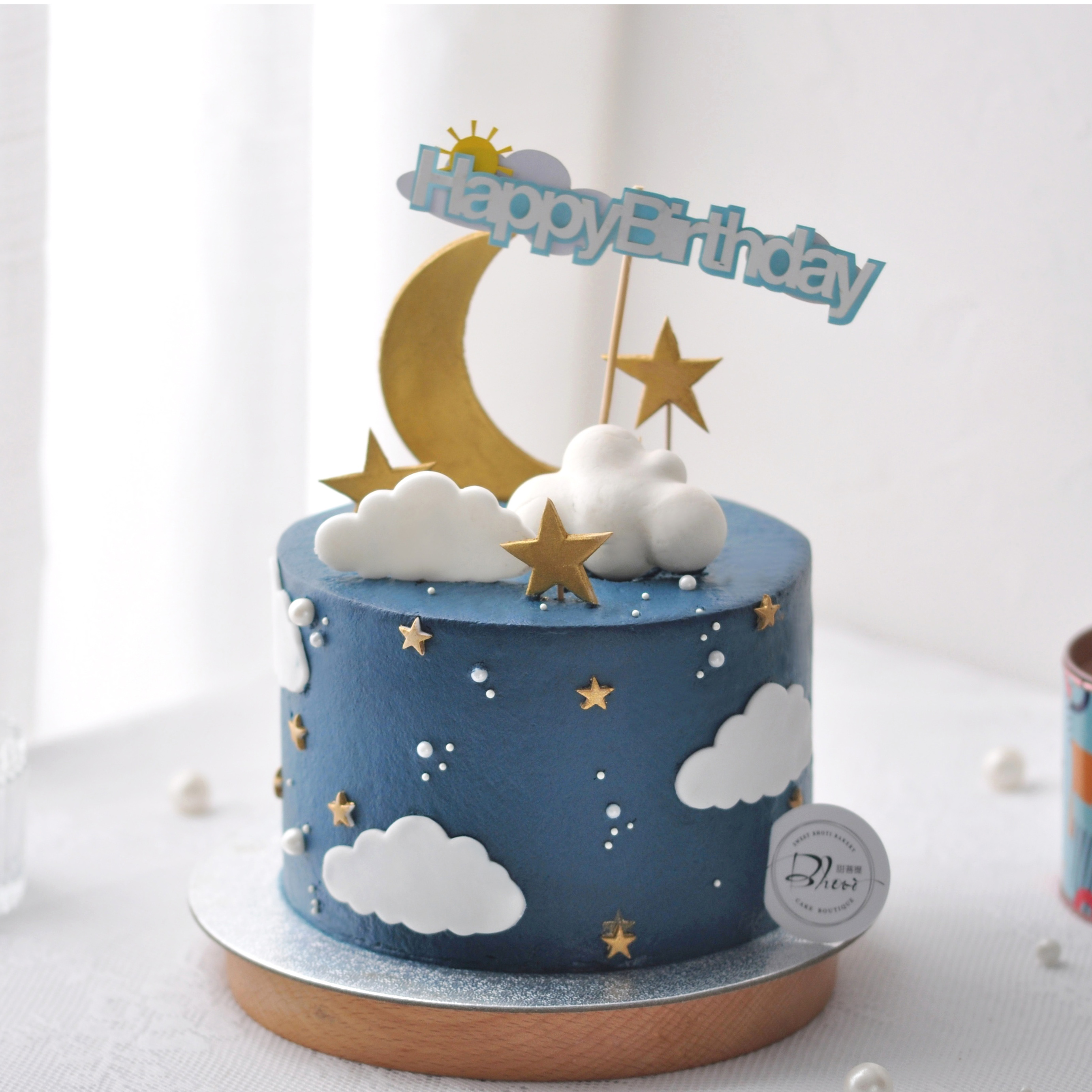 动物性淡奶油系列（梦境主题）英国进口纯动物奶油生日蛋糕0121【加高款】