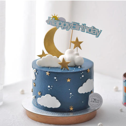 动物性淡奶油系列（梦境主题）英国进口纯动物奶油生日蛋糕0121【加高款】 商品图0