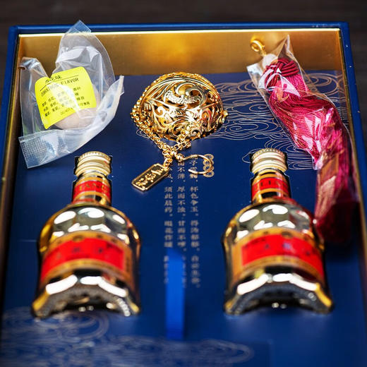 52度金装五粮液（2022年中秋专卖店）礼盒50ml×2 商品图3