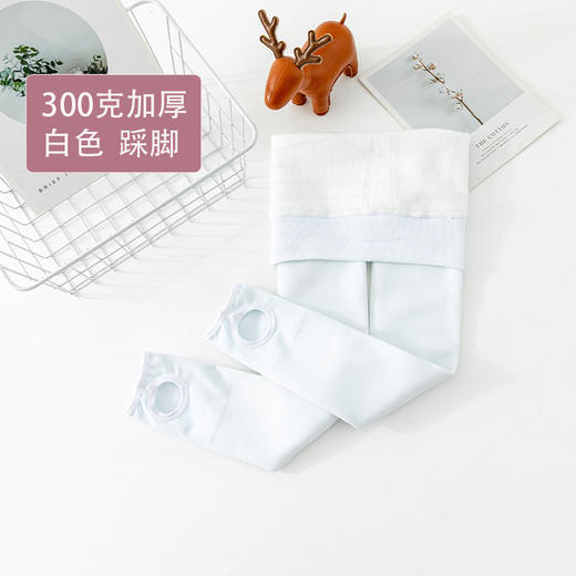 【专业舞蹈袜 加厚耐磨抗起球】儿童舞蹈袜秋冬抗起球加绒加厚白色专业跳舞练功打底女童连裤袜子 商品图11