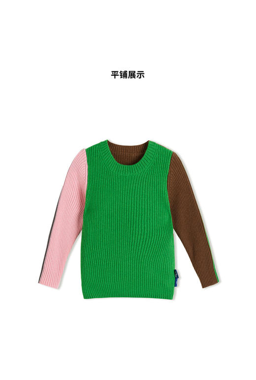 JNBY 22年冬款   撞色款轻柔长袖套头羊绒衫  YMA310170 商品图3