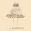 【荷叶卷边 灵动萌趣 弹力柔软 呵护温暖】秋冬新款儿童可爱胎帽兔耳帽宝宝毛线帽子护耳保暖针织帽婴儿盆帽 商品缩略图7