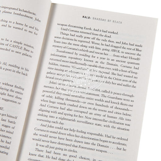 【中商原版】光环小说 致远星 英文原版 Halo Shadow of Reach Troy Denning 科幻小说 商品图3