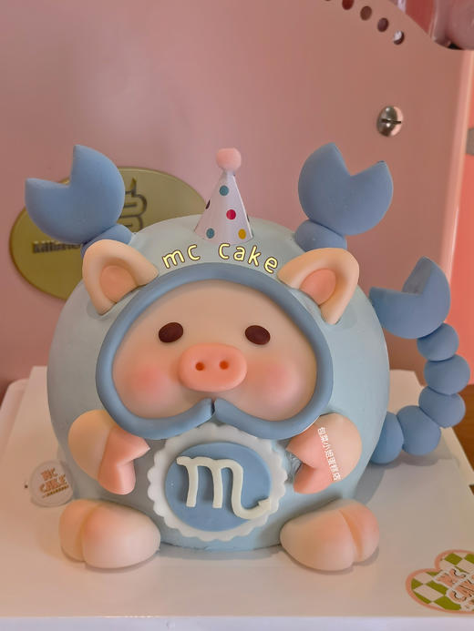 天蝎座lulu猪蛋糕 商品图1