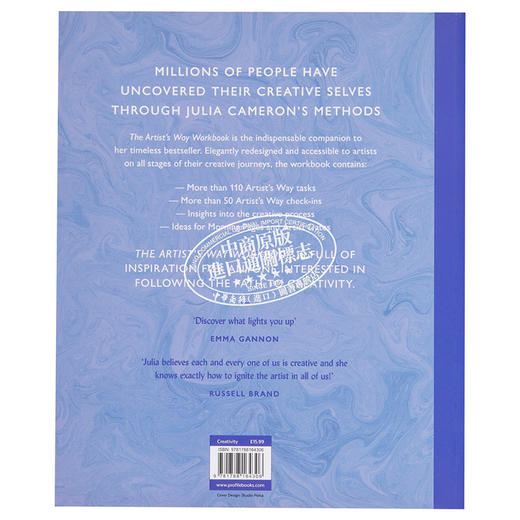 【中商原版】创意 是一笔灵魂交易练习册 朱莉娅 卡梅伦 The Artist s Way Workbook 英文原版 Julia Cameron 商品图1