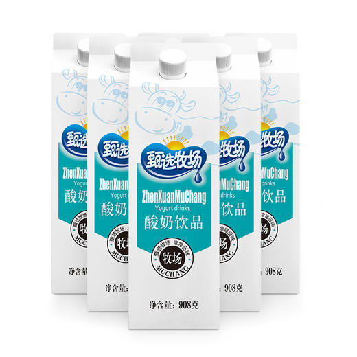 完达山甄选牧场酸奶饮品 908g*12 商品图2