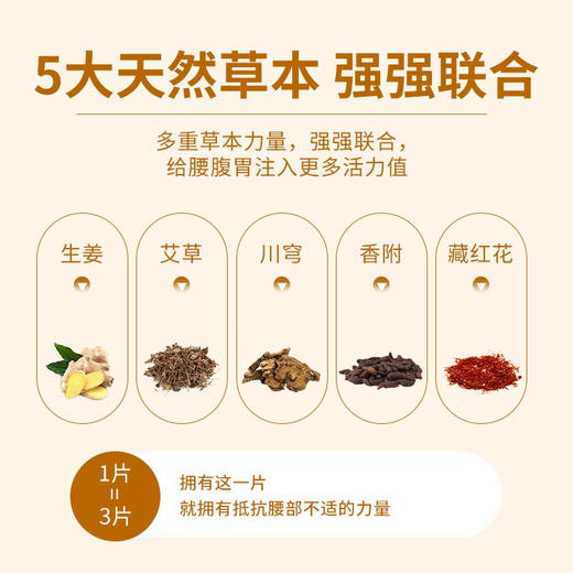 【分仓直发包邮】亲秀（QINXIU）暖腰贴3片装 商品图4