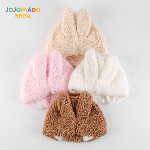 「5款配色」韩版清新可爱小熊耳朵帽子 冬季加厚宝宝帽子保暖护耳婴儿帽童装 商品图2