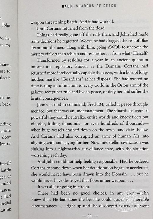 【中商原版】光环小说 致远星 英文原版 Halo Shadow of Reach Troy Denning 科幻小说 商品图6