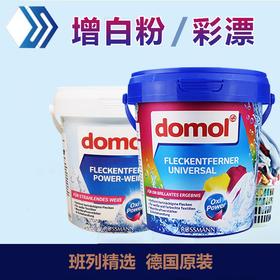 德国进口 ROSSMANN/domol 去渍增白粉/彩漂粉 750g/桶 去污漂白剂去黄洗衣粉 去渍洗衣护色增艳衣领净浓缩洗衣粉 衣领净清洁剂