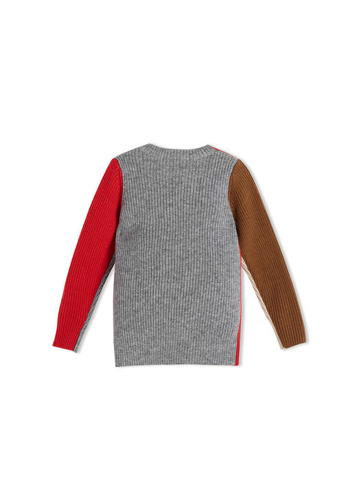 JNBY 22年冬款   撞色款轻柔长袖套头羊绒衫  YMA310170 商品图6