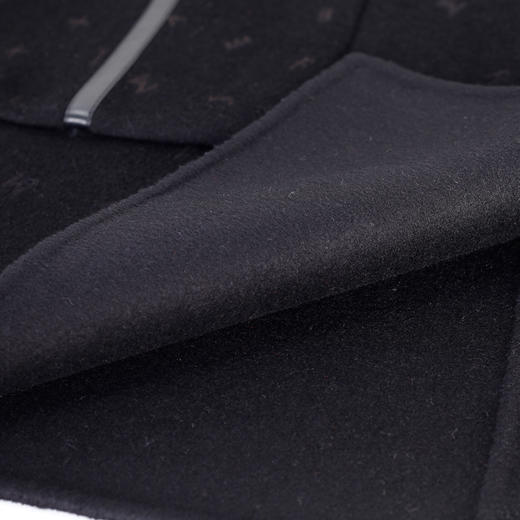 MH9S9斯尔丽瑟俪商场同款2022年冬上新赫本风拼接皮刀刻字母印花大衣 商品图4