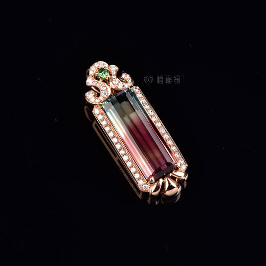 【虹彩】西瓜碧玺挂坠-CB12103051 商品图5