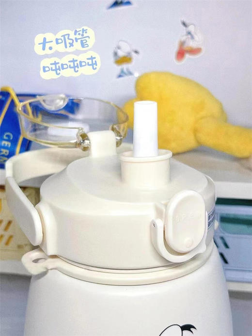 GERM 迪士尼米奇系列大肚保温杯吸管水杯1000ml[福利品] 商品图10